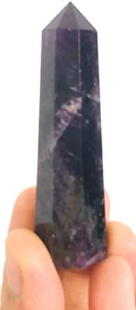 Crystalmiracle preto ágata de 4 polegadas Ponto gerador Cristal cura reiki feng shui bem -estar presente metafísico gem pedra psicic aura energia artesanal