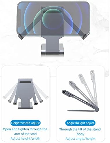 Slsfjlkj stand stand ajustável mesa comprimido celular suporte de celular dobrável multi-ângulo