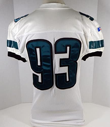 Philadelphia Eagles 93 Jogo emitido White Jersey DP08208 - Jerseys de Jerseys usados ​​na NFL não assinada