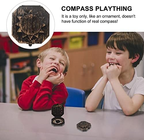 IPETBOOM HALLOWEEN decoração 6pcs Pirata Compass, Survival Compass Pocket Compass Kids Compass Antique Capitão Toy