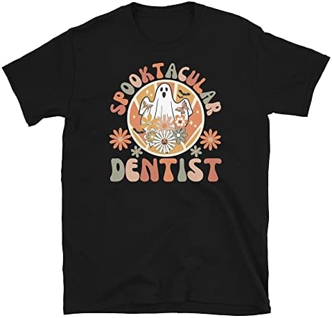 Camisa de Halloween do dentista, camiseta do dentista de Halloween, camiseta do dentista assustador