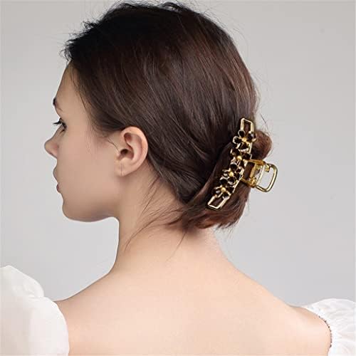 N/A Jordan Coronation Series Oil Gotes Flowers Grab clip para trás de cabelos da cabeça agarrando a touca de cabelo encaracolada feminina