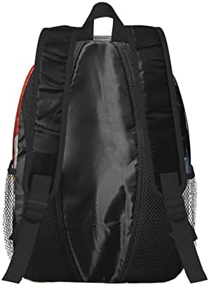 Ocelio American Flag Eagle Fireworks Backpack, mochila de aluno leve de 15 polegadas, mochila laptop unissex, mochila da faculdade