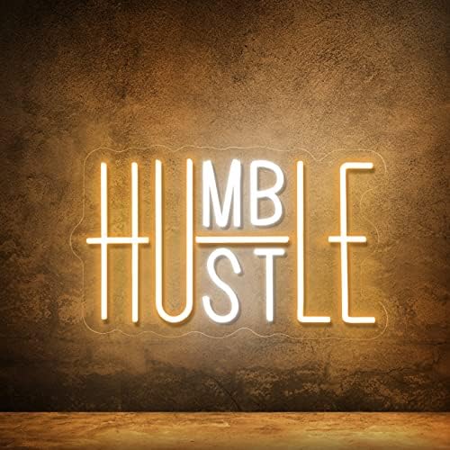 Hustle/Humble & Don't Part LED Neon Sign para decoração de parede