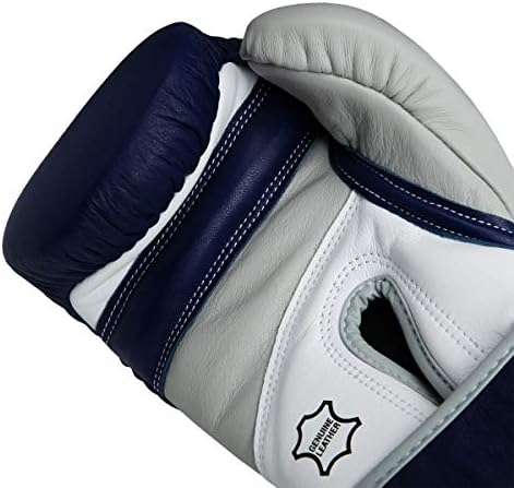 Título Boxing Gel World V2T Bag Luvas, Marinha/Cinza/Branco, X-Large