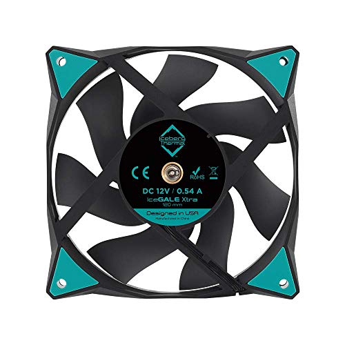 Iceberg térmico gelogale xtra 120mm pwm de alto desempenho ventilador