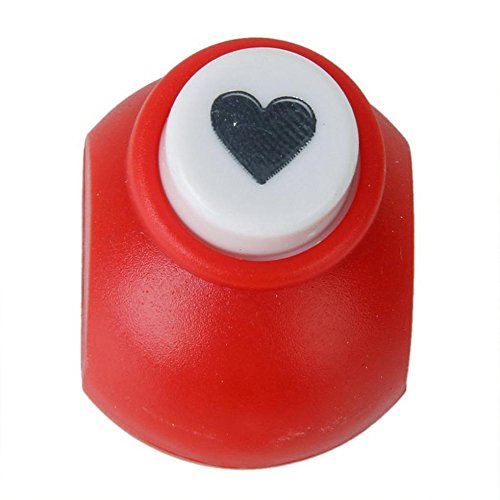 Scrapbook Paper Puncher Mini Paper Punch Scrapbooking Craft Punch Paper Shaper Shape-Red Red Tratamento