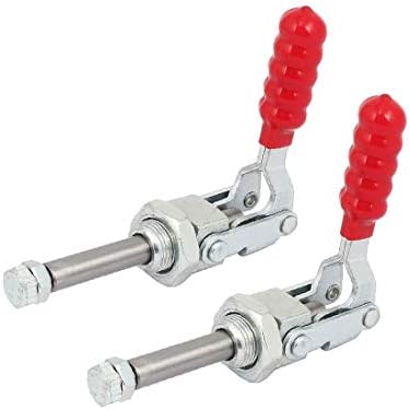 X-Dree Metal Release rápida Push Tipo de puxar CLAMP CLAMP 150KG Capacidade de retenção PC-36204 2PCS (Metal Rick