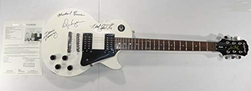 O grupo Alice Cooper assinado autografou autografou o Les Paul Guitar Original JSA Loa # Z91010