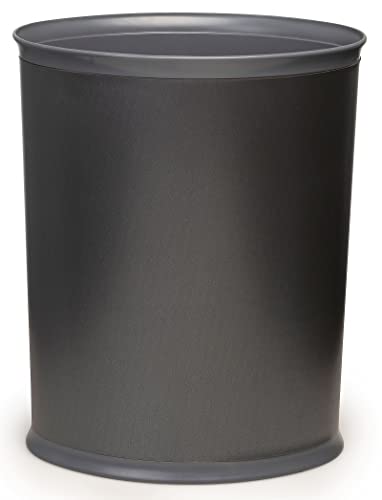 Feito nos EUA Silver Platinum 5 galões elegantes e elegantes cestos de resíduos de vinil