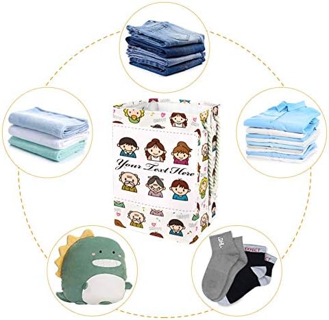 Cartão da família Indomer 300d Oxford PVC Roupas à prova d'água cesto de lavanderia grande para cobertores Toys de roupas no quarto