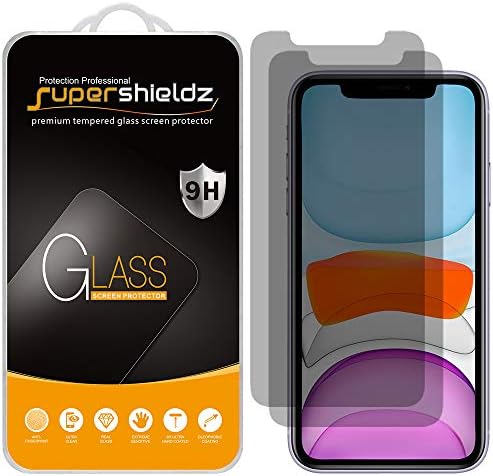 Supershieldz projetado para Apple iPhone 11 e iPhone XR Anti -espião Protetor de tela de vidro temperado, 0,33 mm,