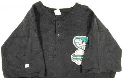 1995-2000 Kissimmee Cobras 41 Game usou Black Jersey 48 DP16514 - Jerseys MLB usado de jogo MLB