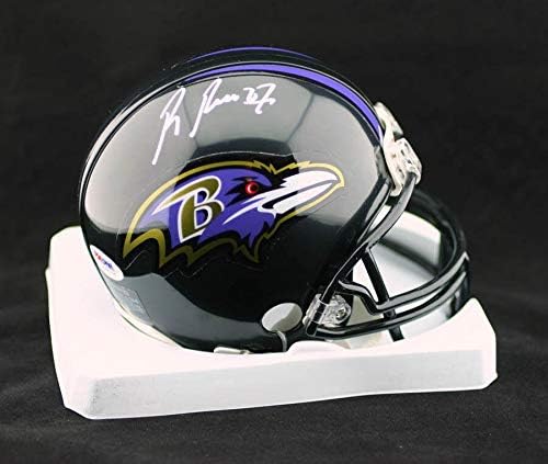 Ray Rice assinou Baltimore Ravens Mini Capace