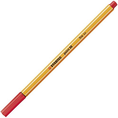 Ponto de Stabilo 88 canetas FineLiner, conjunto de estojos de plástico 0,4 mm - 20 cores