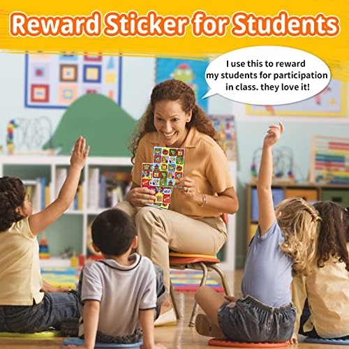 1000 PCs Adesivos para professores para estudantes, adesivos de recompensa para crianças de sala de aula, adesivos motivacionais