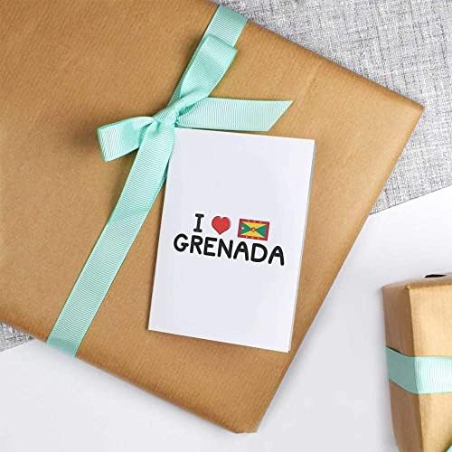 Azeeda 4 x 'eu amo Granada' Tags/etiquetas de presente
