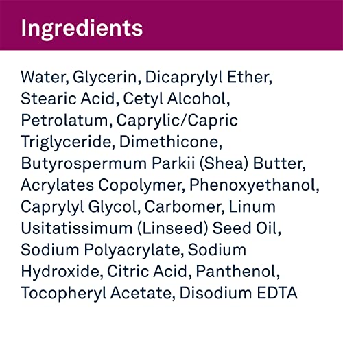 Creme hidratante sem terapia avançado da Lubriderm com vitamina E e pró-vitamina B5, hidratação intensa para pele seca extra, fórmula