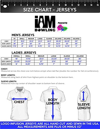 Jersey de boliche com corante para infusão de logotipo - I Am Bowling Fun Design 2008 -MT - Motiv