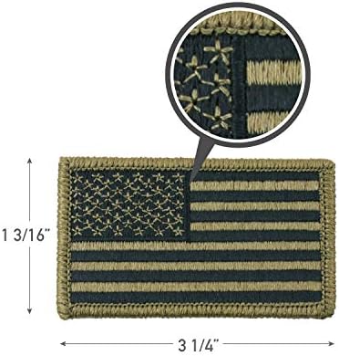 Rothco OCP American Flag Patch com gancho de volta