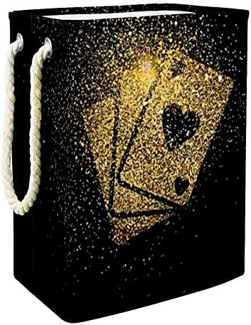 Cartões de poker de ouro ilustração ilustração caseira