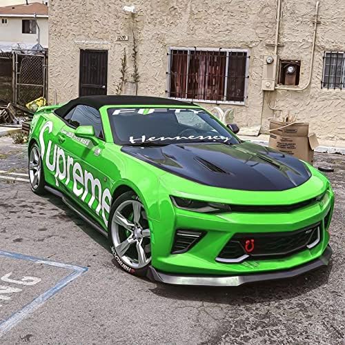 Xotic Tech Sport Rastrear estilo Racing CNC Alumínio-em-reboque para parafuso de reboque do pára-choque dianteiro compatível com Chevrolet Camaro -2021