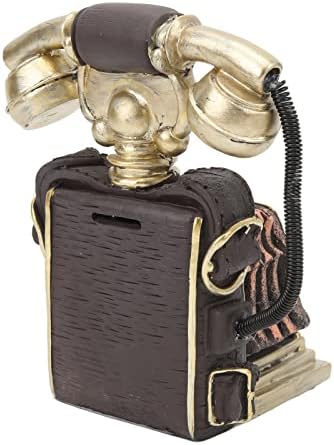 Modelo de telefone decorativo de Naroote, modelo de telefone vintage suave resina delicada delicada para estudo para café