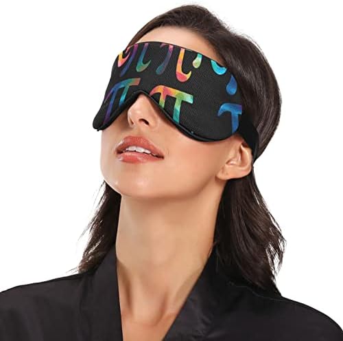 Máscara para o olho do sono unissex Pi-math Night Sleeping Mask