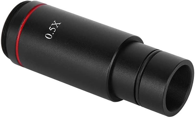 Kit de acessórios para microscópio para adultos 0,5x C Montagem do microscópio Adaptador de câmera Lente 25mm para o adaptador de microscópio consumíveis de laboratório
