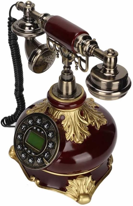 SJYDQ Vintage Telefone Antigo Telefone poderoso Função de armazenamento para sala de estar para quartos para escritório