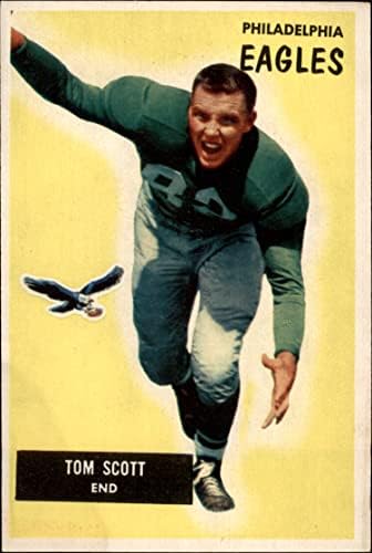1955 Bowman # 105 Tom Scott Philadelphia Eagles Good Eagles Virginia