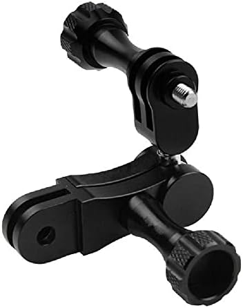 Dagijird preto 360 ° de rotação articulação de fivela de fivela para GoPro Hero6/5/4 CNC