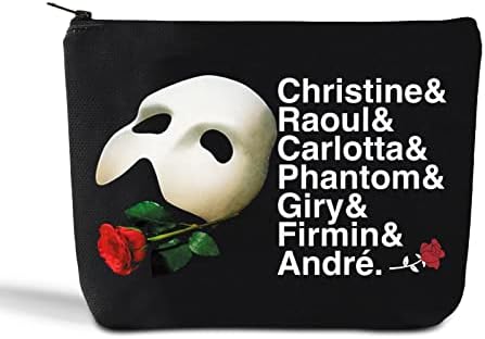 Máscara de Levlo Phantom's Cosmética Bag Broadway Fãs de Nome da Opera de Gift Opera Musical Maquia