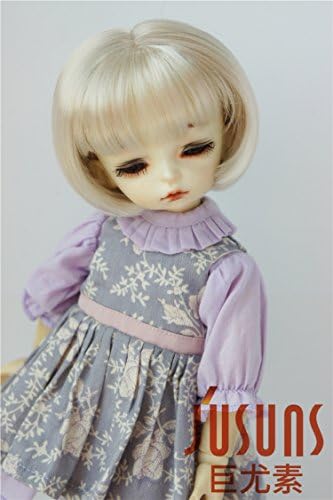 JD286 6-7 polegadas 16-18cm Bobo Doll Wigs 1/6 YOSD Synthetic Mohair BJD Doll Wigs