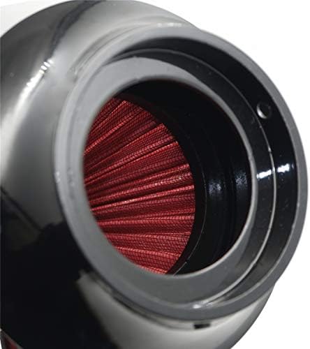Smt- Cone preto brilho com ardósia A/Grande com Kit de entrada de ar de ar de filtro de ar lavável compatível com VT750