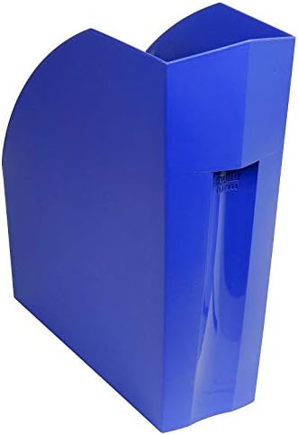 EXACOMPTA - REF 180101D - Coleção Forever - Arquivo de revista reciclada - 292 x 110 x 320mm de tamanho, adequado para documentos A4+, grande capacidade de armazenamento - Cobalt Blue