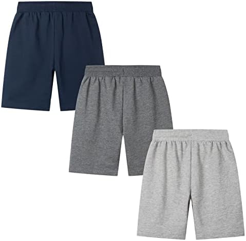 HZXVIC Toddler Baby Girls shorts, shorts de algodão de verão para garotas infantis, 3 pacote de calças de corredor de crianças