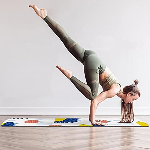 Yoga Mat Hedgehog Pattern Eco Friendly Non Slip Fitness Exercition tapete para pilates e exercícios de piso