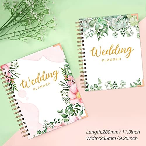Planejador de casamento - Livro e Organizador do Planejador de Casamentos para a noiva, Livro de planejamento de casamento