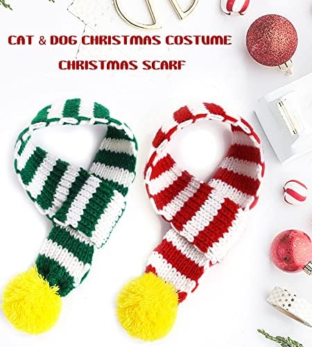 Trajes de gato de cachorro vestem lenço, lenço quente vestuário diário vestido de Natal vestido, vestuário para cães