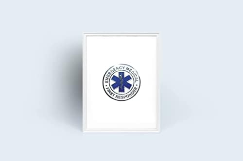 Respondente Médica de Emergência Pin Lappel EMR EMT EMS Rescue - A 135