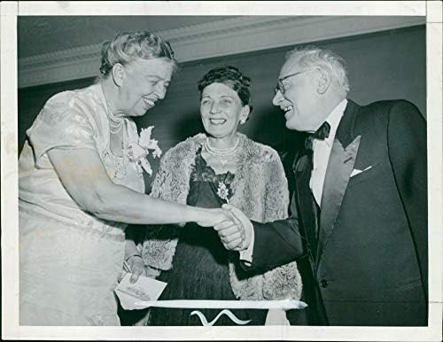 Foto vintage da sra. Eleanor Roosevelt.