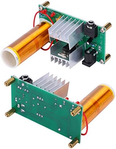 Módulo de bobina Tesla, papelão sintético DIY Music Loudspeaker Board 15W DC 1524V 2A, Kit eletrônico de Plasma Mini Assembly Plasma