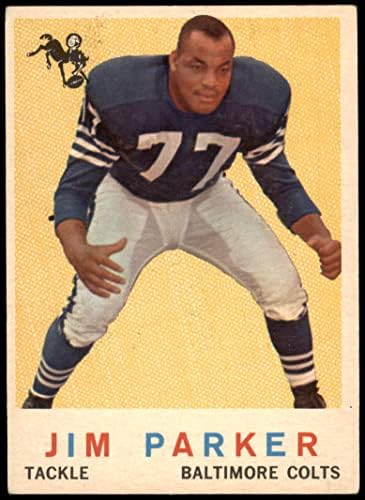 1959 Topps 132 Jim Parker Baltimore Colts VG/EX Colts Ohio St ST