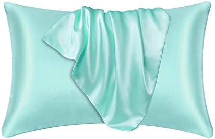 Casa de seda de cetim de luxo 2 travesseiro de embalagem para capas de travesseiro de cetim de cabelos e pele com fechamento de zíper, bege)