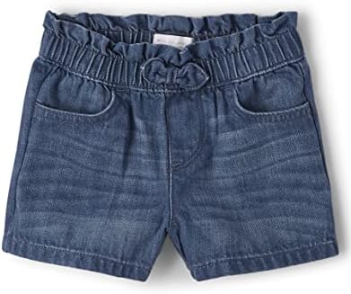 The Children's Place Girls and Toddler Girls Denim Shortie Shorts