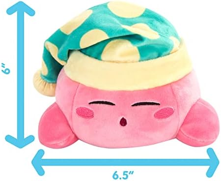 Clube Mocchi -Mocchi -Kirby Plush - Kirby Plushie Sleeping - Squique colecionável Kirby Plushies - 6 polegadas