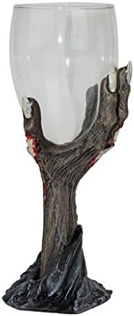 Design Toscano JQ8967 SkullDugghery Caneca Cerveja de Stein Tankard Copo, 9 polegadas, osso falso e acabamento de pedra