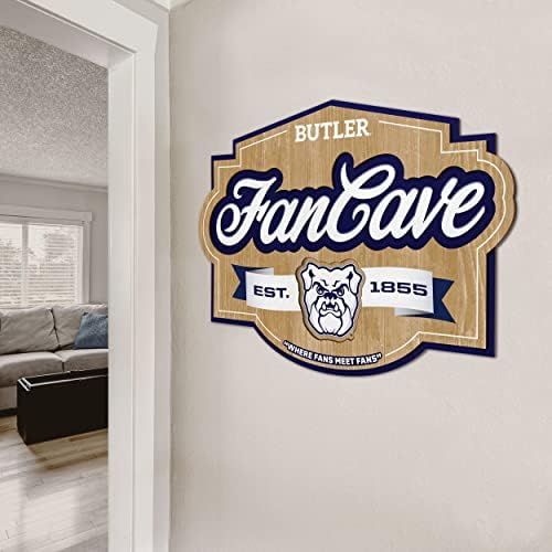 Youthefan NCAA Butler Bulldogs Fan Cave Sign