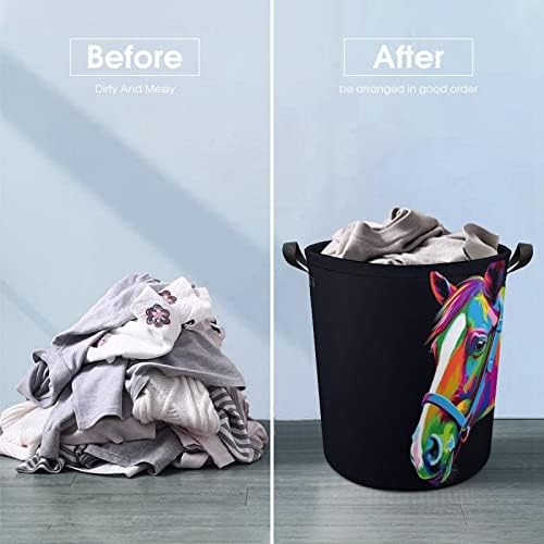 Bolsa de cesta de lavanderia colorida Roupa de roupas sujas de roupas de armazenamento de roupas de armazenamento de armazenamento